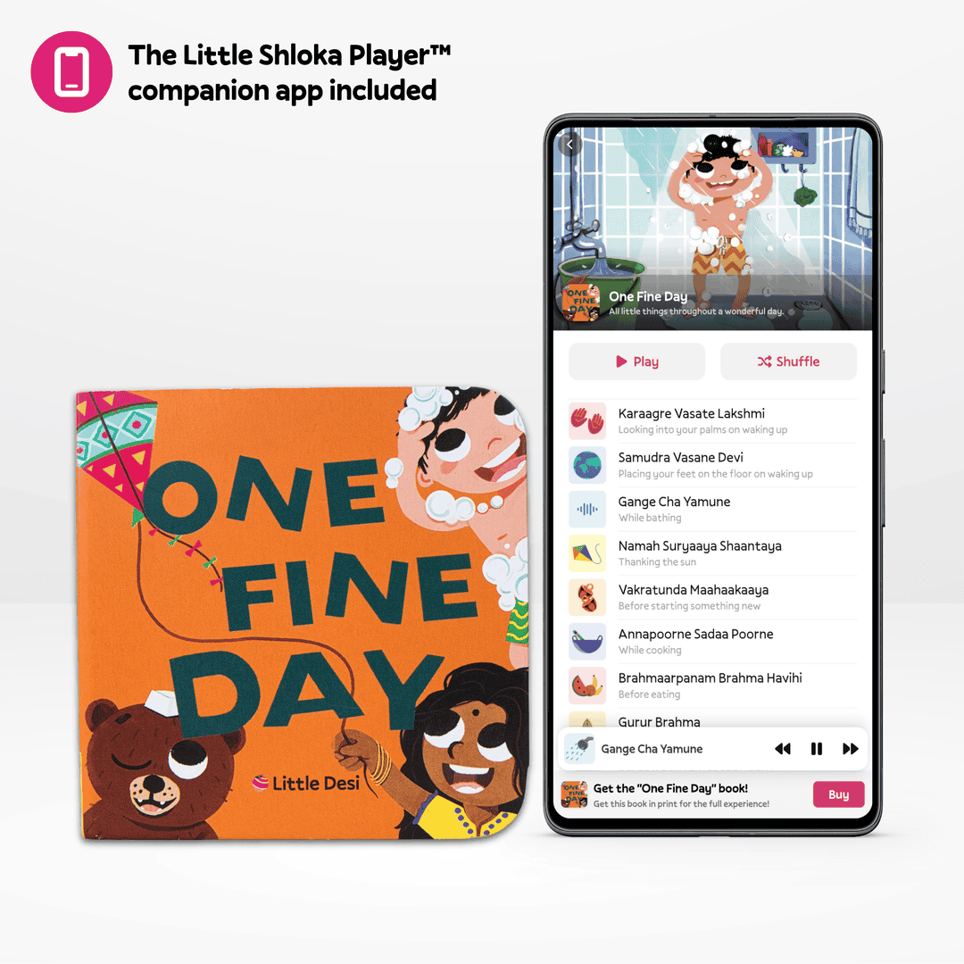 The Little Shloka Book #1: One Fine Day with The Little Shloka Player app on mobile